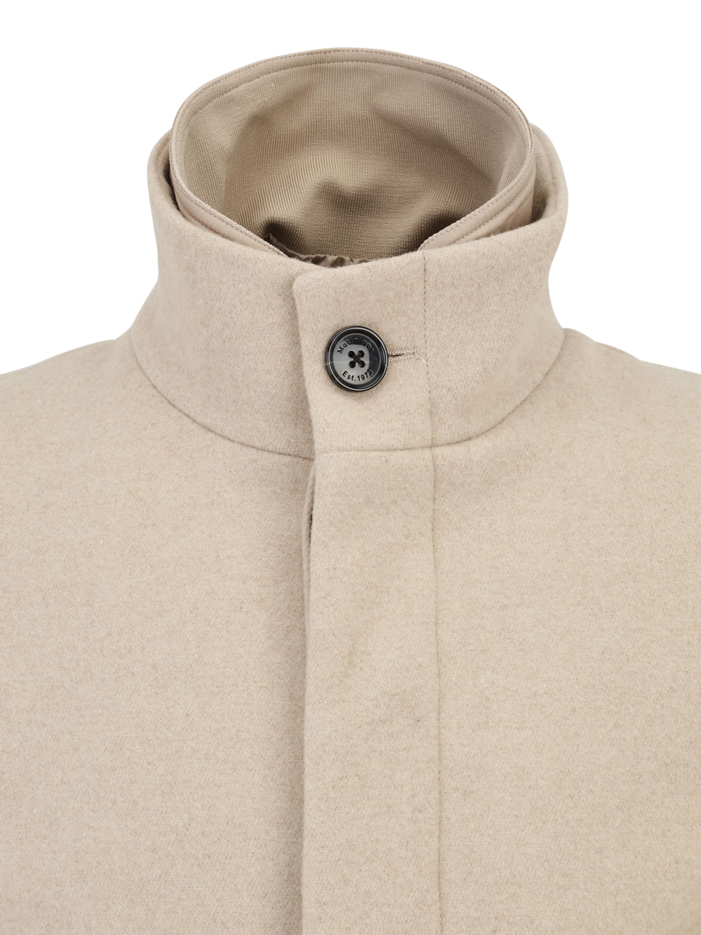 Matinique Regular fit Ανοιξιάτικο και φθινοπωρινό παλτό 'Harvey' σε μπεζ