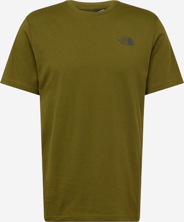 T-Shirt 'REDBOX CELEBRATION ' THE NORTH FACE en vert : devant