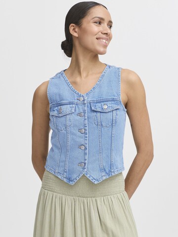b.young Vest ' BYKALLIE' in Blue: front