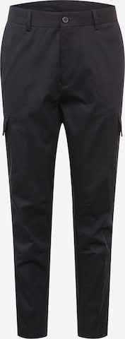 BURTON MENSWEAR LONDON Regular Cargo trousers in Black: front