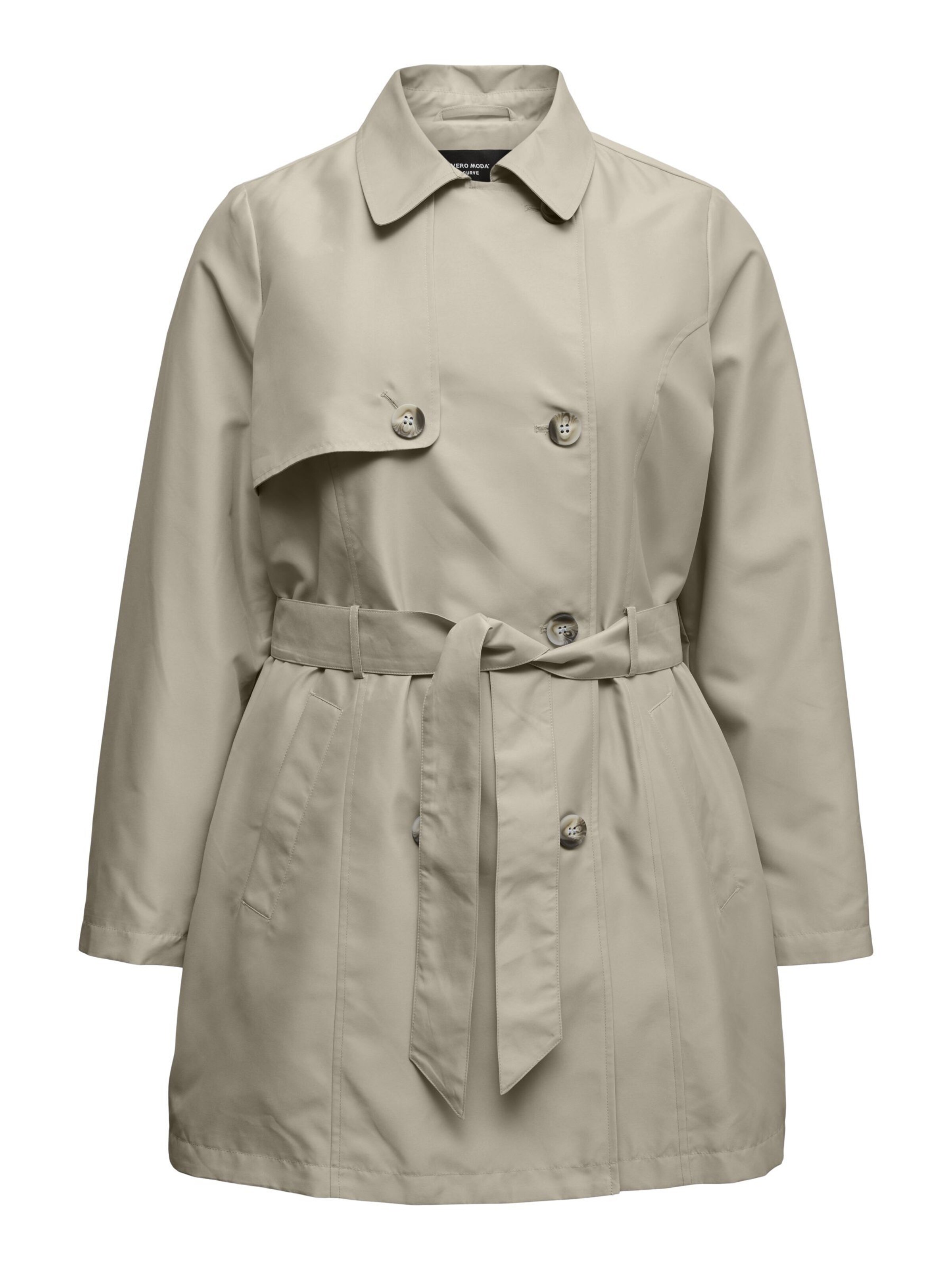 Vero Moda Curve Tussenmantel 'VMCGella' in de kleur Grijs, Productweergave