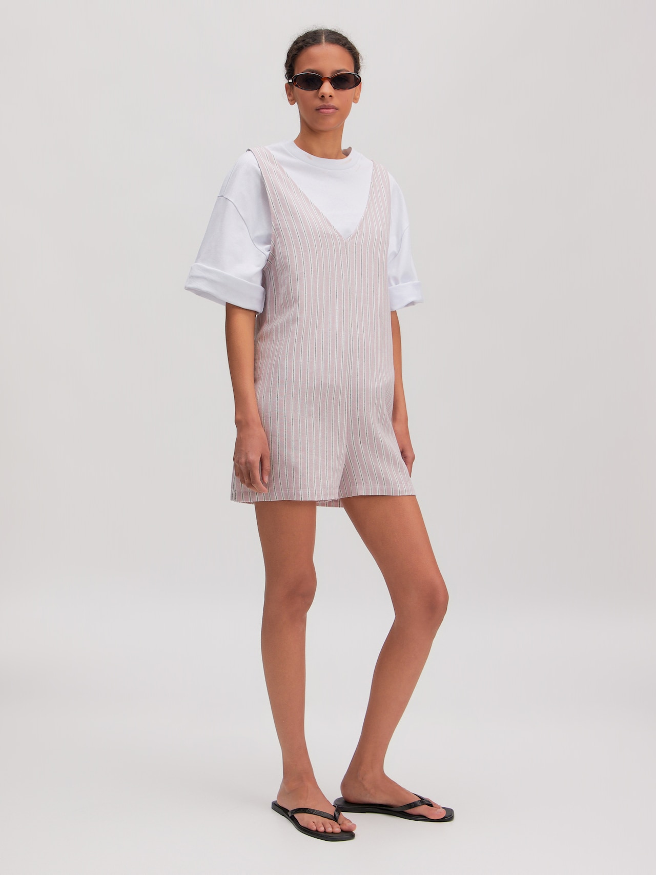 EDITED Tuta jumpsuit 'Noel' rosa