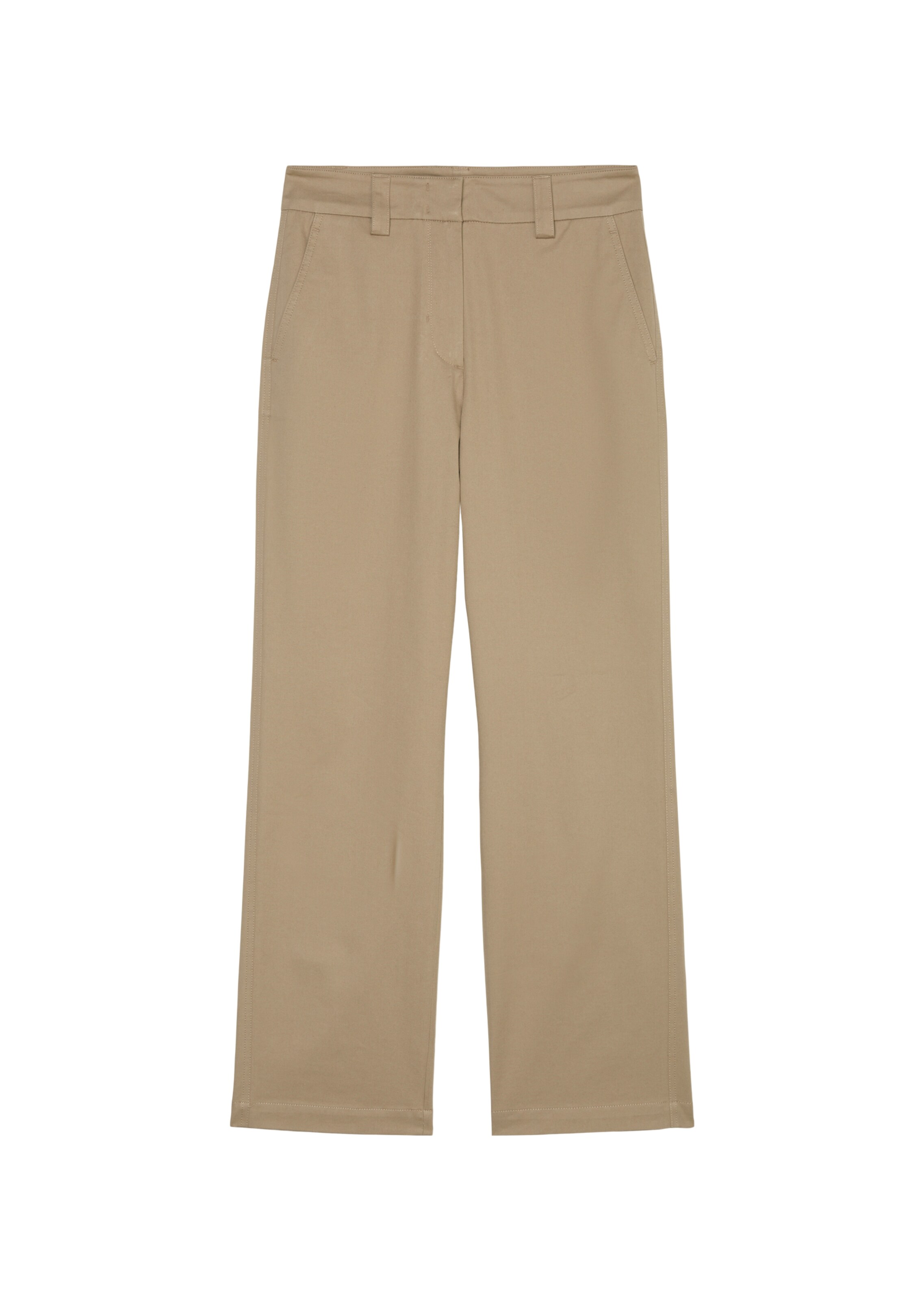 Marc O'Polo Regular Broek in Bruin: voorkant