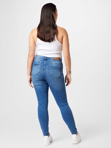 Vero Moda Curve Skinny Jeans 'Fanya' in Blau