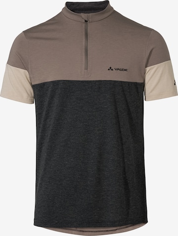 VAUDE Functioneel shirt 'Altissimo' in Bruin: voorkant