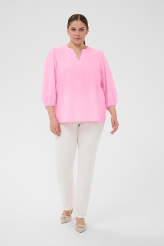 KAFFE CURVE - Blusa 'KCPenelopia' em rosa