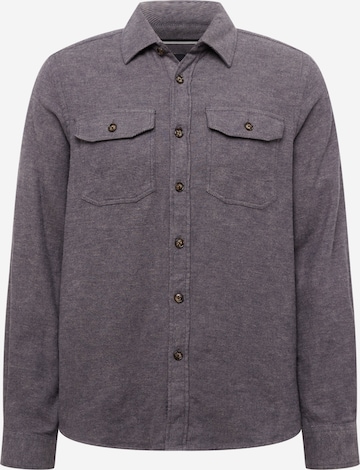 FAGUO Regular fit Button Up Shirt in Blue: front