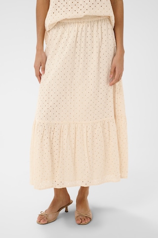 Jupe 'Rafaelle' SAINT TROPEZ en beige : devant