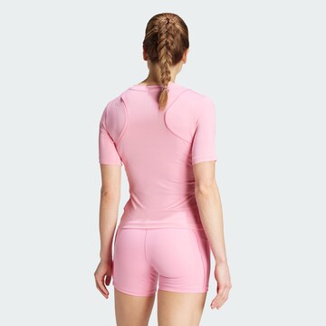 ADIDAS PERFORMANCE Λειτουργικό μπλουζάκι 'Hyperglam' σε ροζ