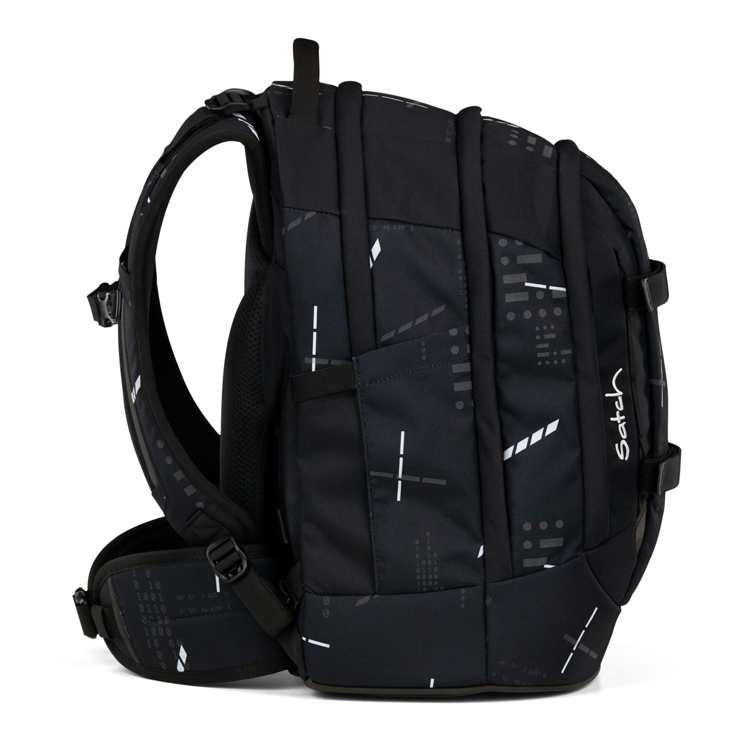 Satch Rucksack in Schwarz