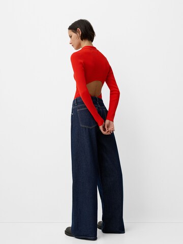 Body a maglietta di Bershka in rosso
