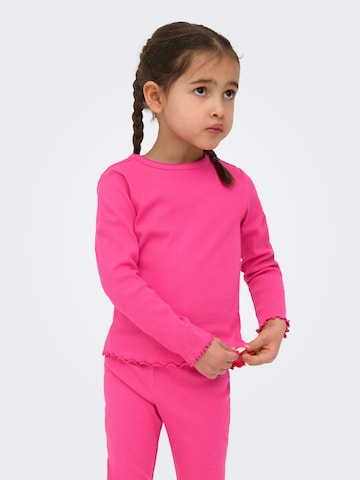 Only Mini Shirt 'KMGTrinny' in Pink: front