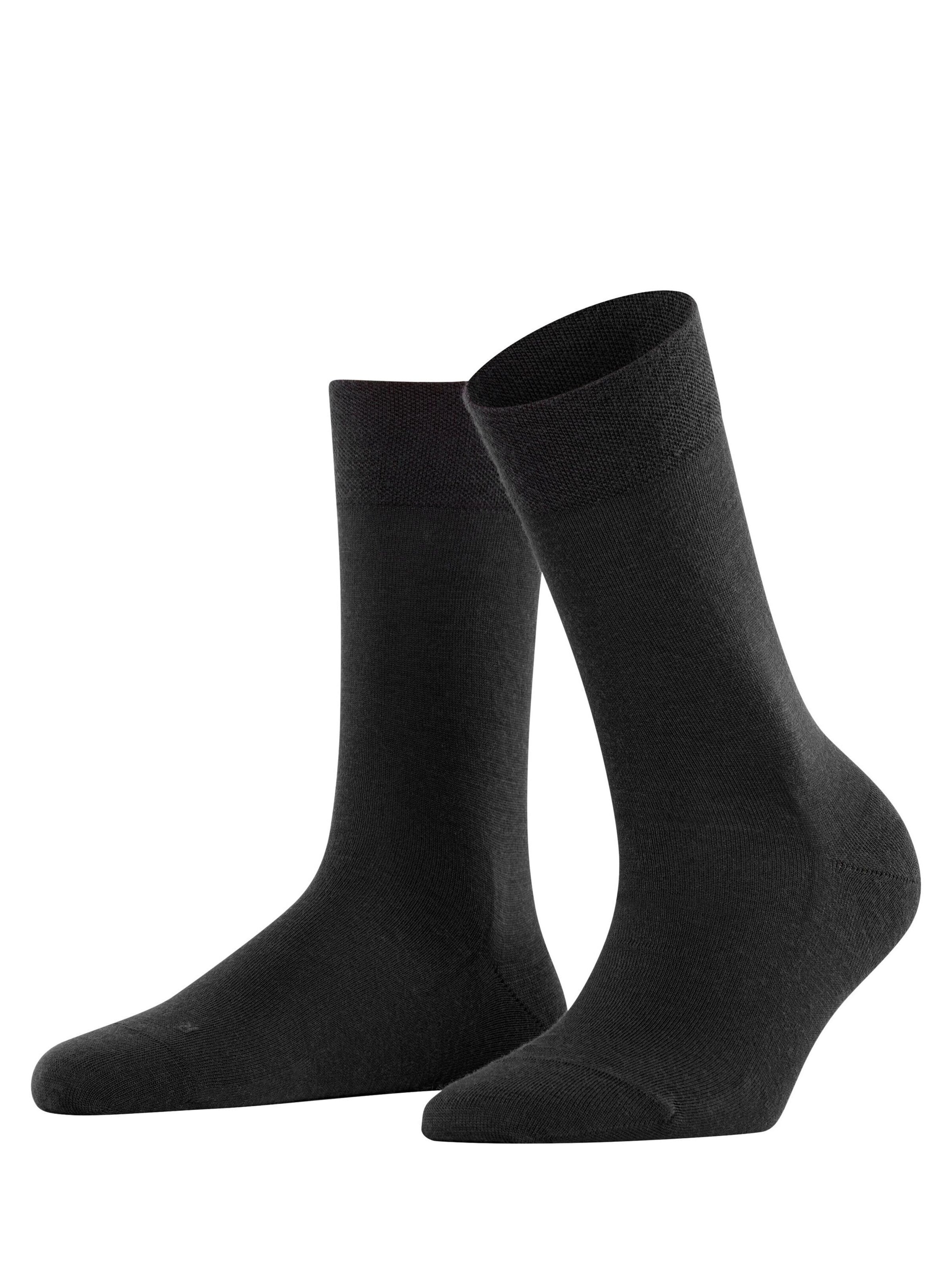 FALKE Socken 'Sensitive Berlin'‌‌‌‌ in Schwarz: Vorderseite