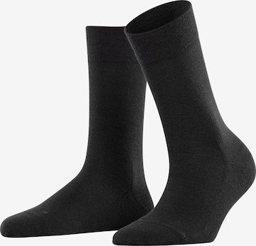 FALKE Socken 'Sensitive Berlin' in Schwarz: Vorderseite