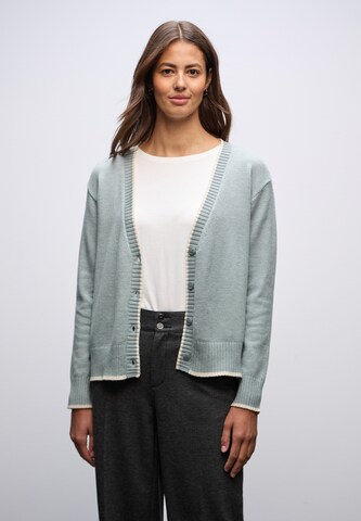 STREET ONE Strickjacke in Blau: Vorderseite