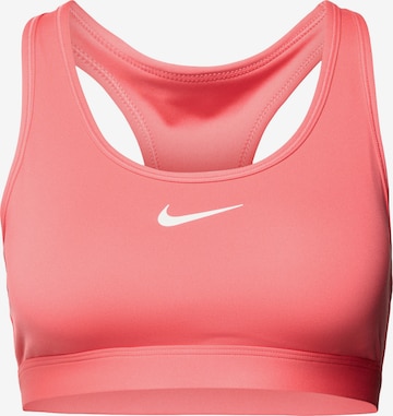 NIKE Športni nederček 'SWOOSH' | oranžna barva: sprednja stran