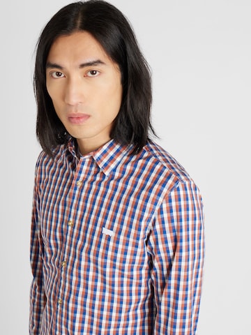 LEVI'S ® Přiléhavý střih Košile 'LS Battery HM Shirt Slim' – modrá