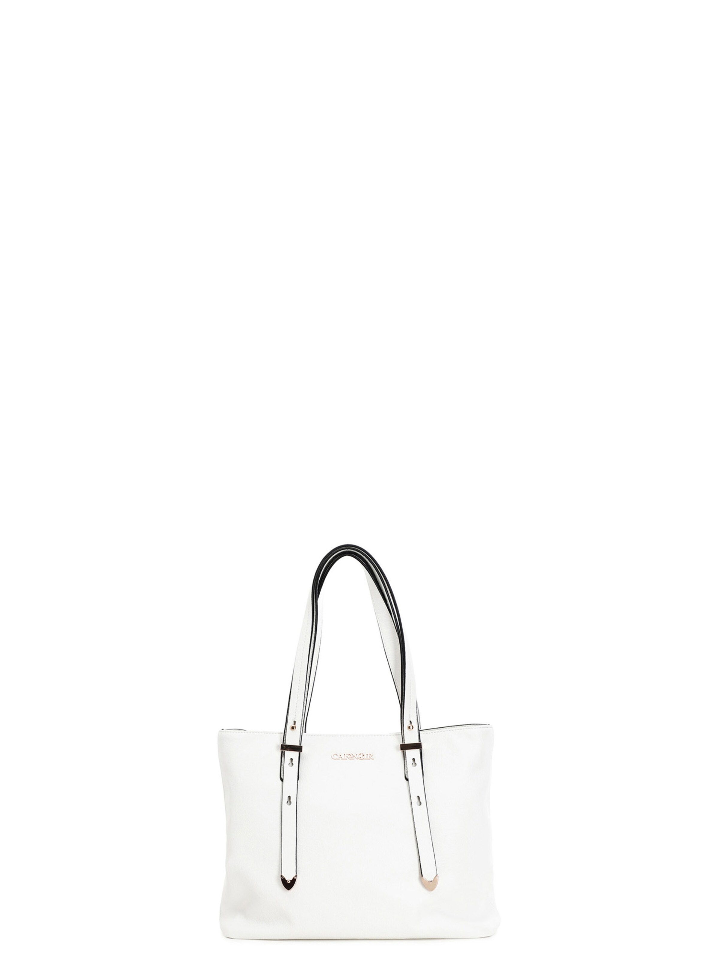 Borsa a spalla CAFè NOIR di colore nero / bianco, Visualizzazione prodotti