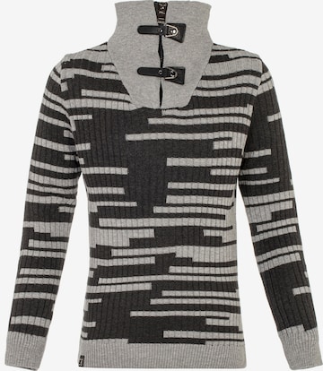 CIPO & BAXX Sweater in Grey: front