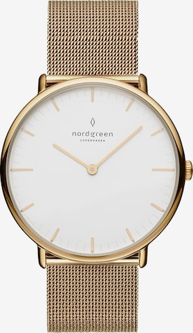 Nordgreen Analog Watch ' ' in Gold: front