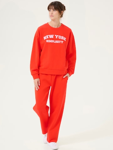 Sweat-shirt 'Charlie' CULTURE en rouge