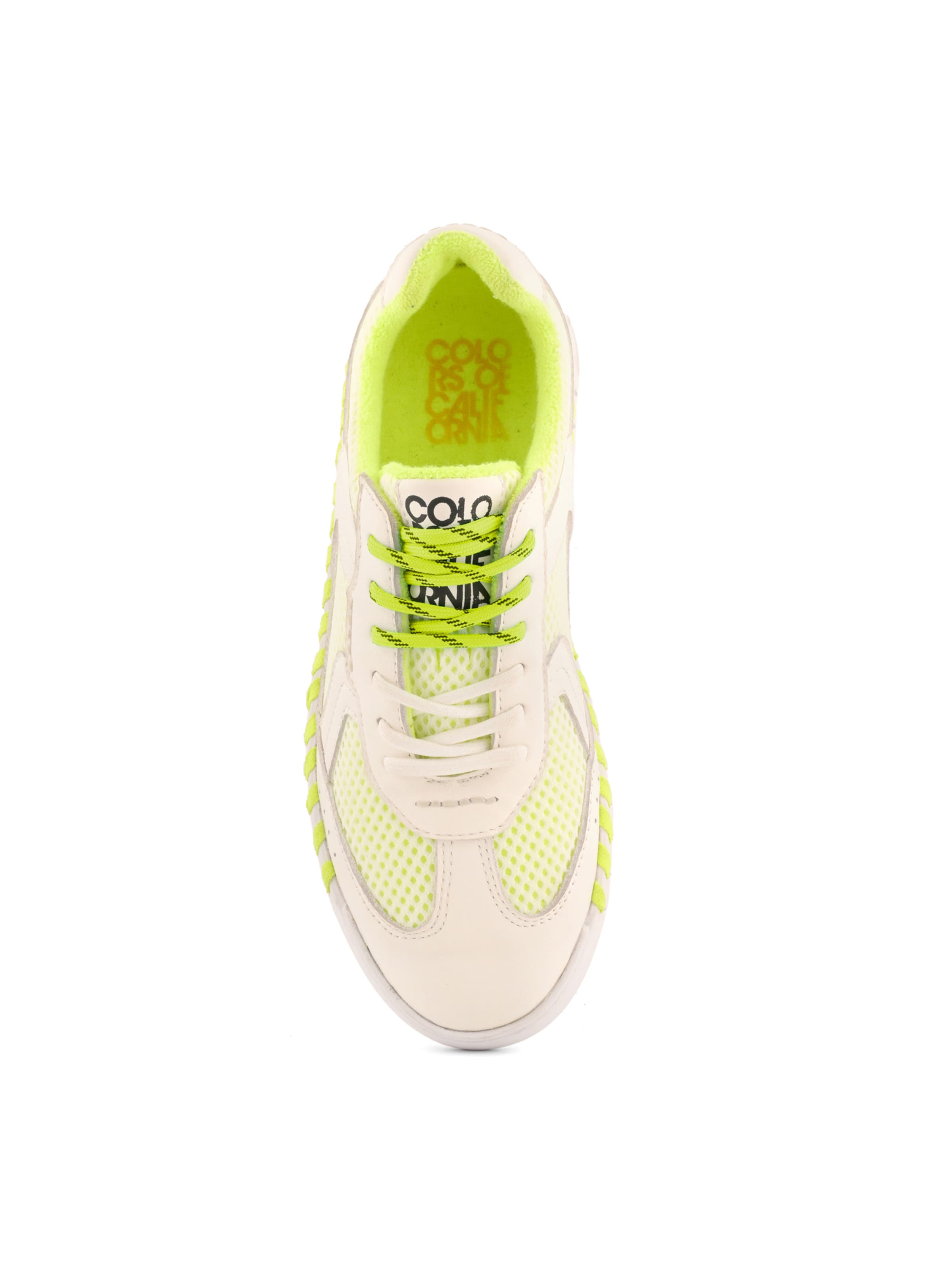 COLORS OF CALIFORNIA - Sapatilhas baixas em amarelo: topo