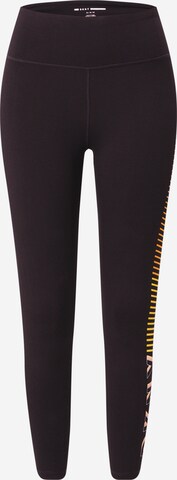 Skinny Pantaloni sportivi di DKNY Performance in nero: frontale