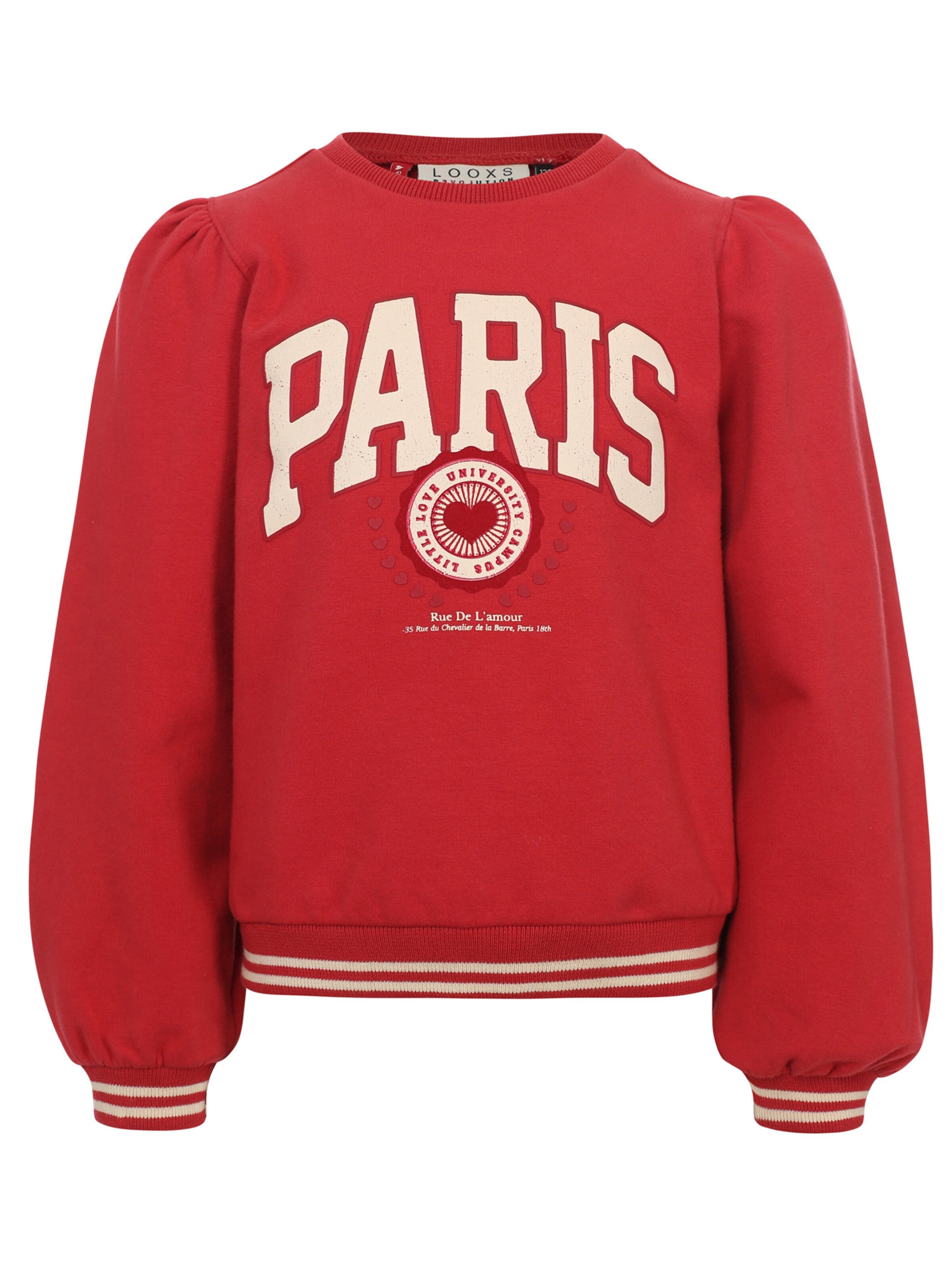 Looxs Revolution Sweatshirt in Red: front