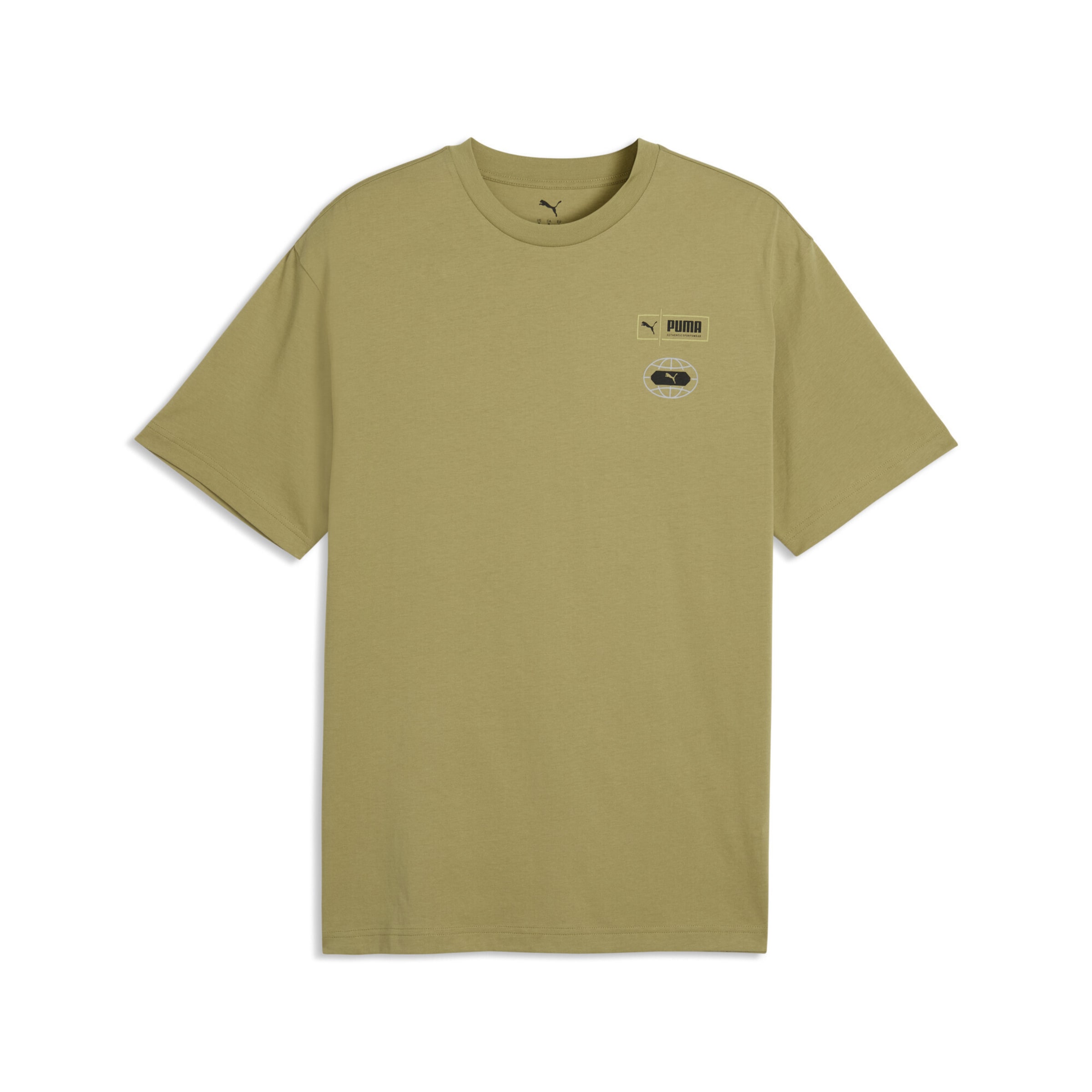 PUMA Functioneel shirt in Bruin: voorkant