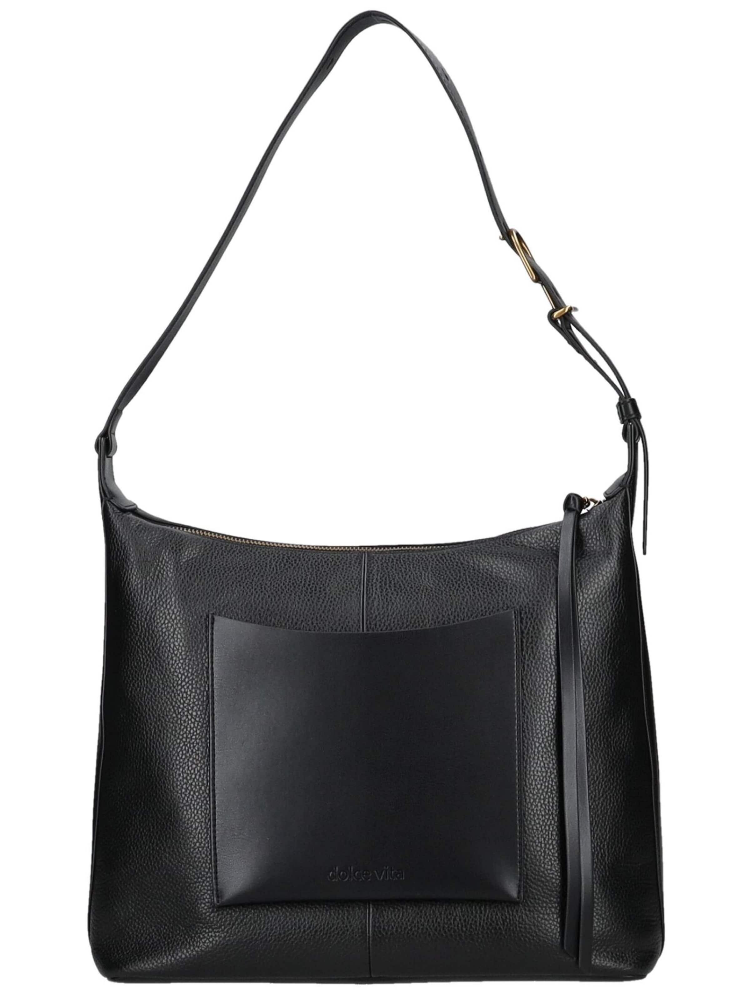 Dolce Vita Handbag in Black: front