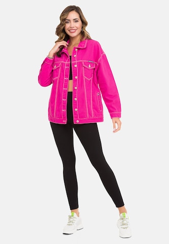 CIPO & BAXX Between-Season Jacket in Pink