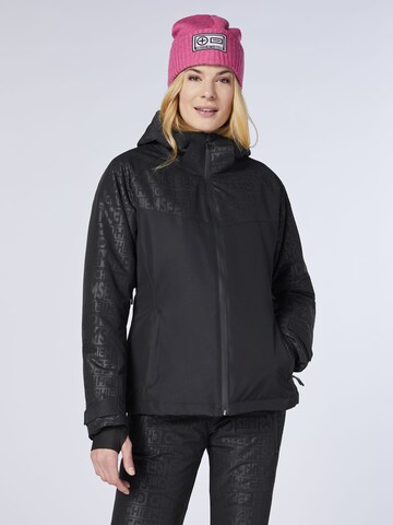 CHIEMSEE Outdoor Jacket in Black: front