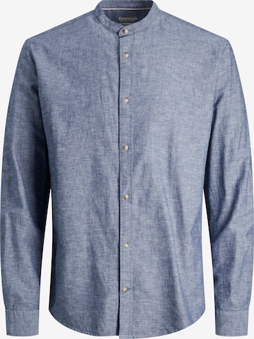 JACK & JONES Button Up Shirt 'Summer Band' in Blue: front