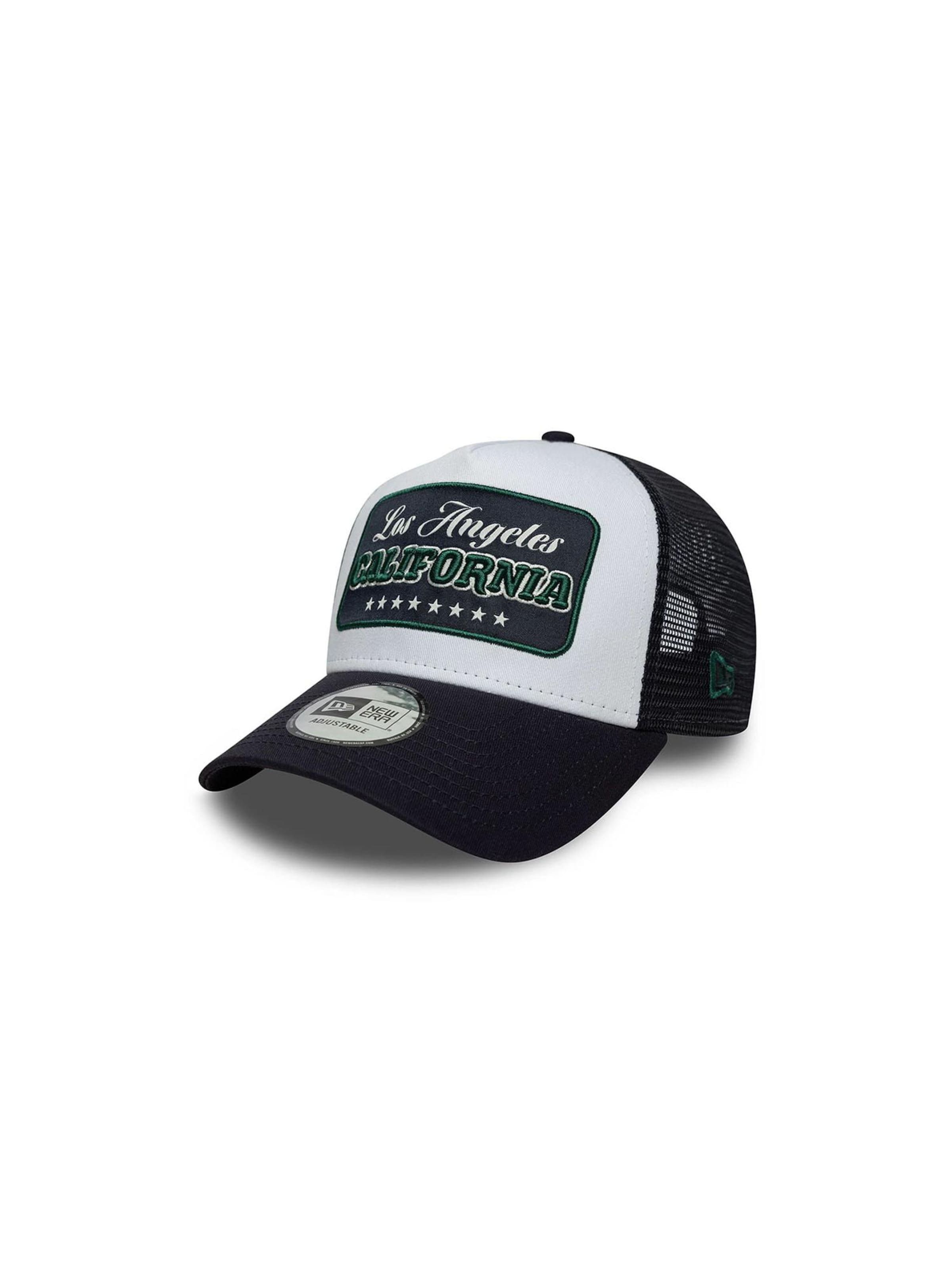NEW ERA Cap '9FORTY A-Frame Trucker' in Blue: front