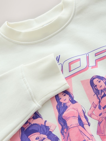Next - Sudadera en blanco