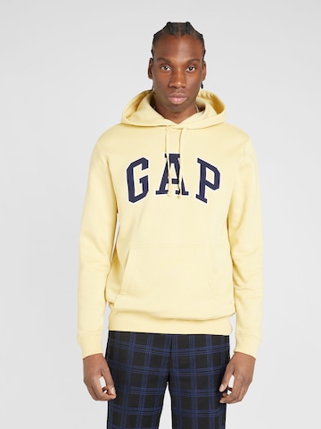 GAPSweater majica 'HERITAGE' - žuta boja: prednji dio