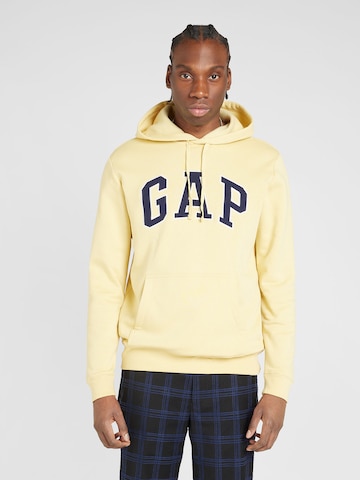 GAP Sweatshirt 'HERITAGE' in Gelb: predná strana