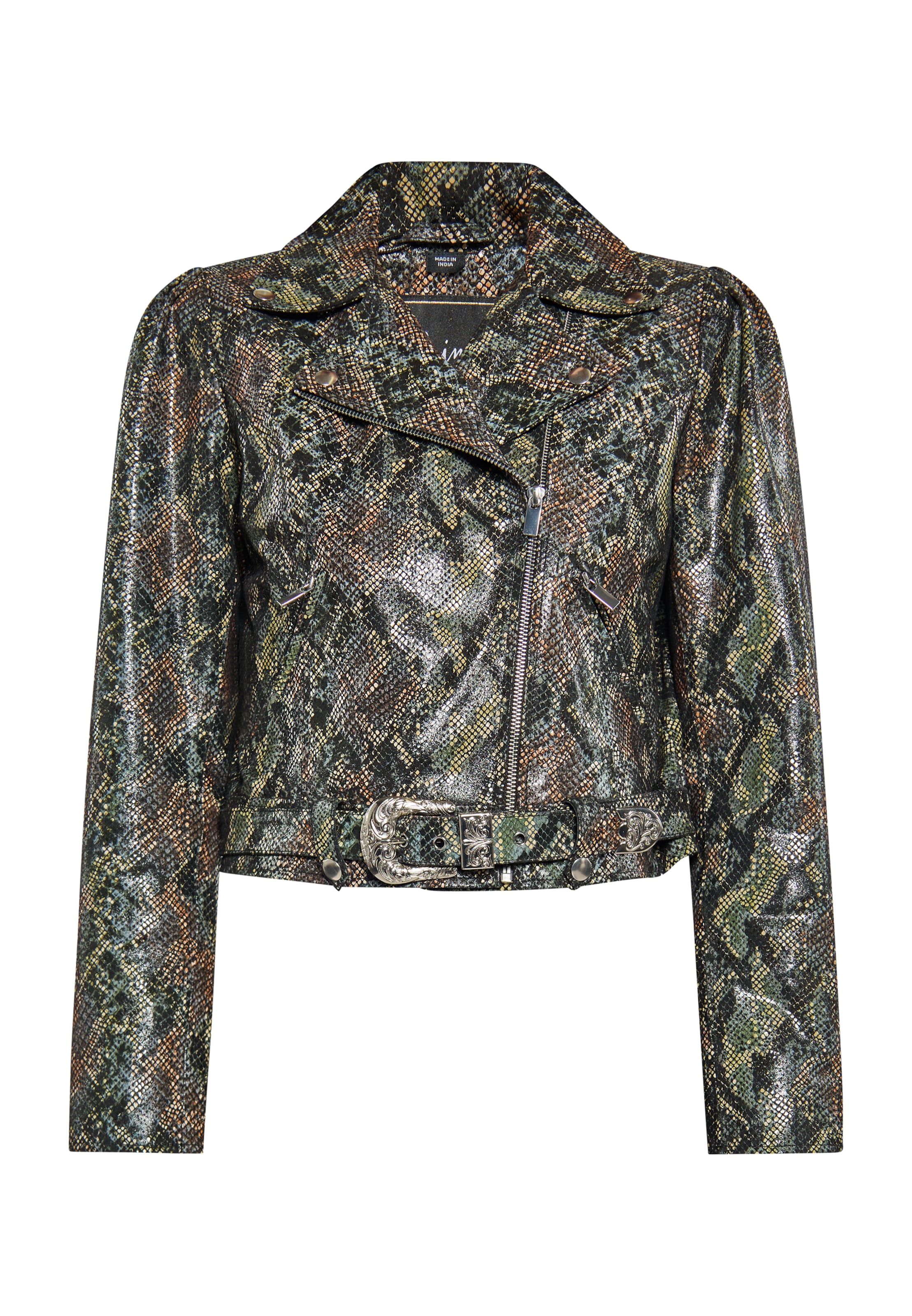 faina Φθινοπωρινό και ανοιξιάτικο μπουφάν σε ανάμεικτα χρώματα: μπροστά