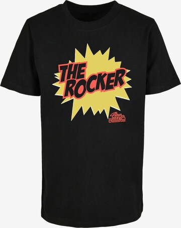 Merchcode Shirt 'Thin Lizzy - The Rocker Comic' in Zwart: voorkant