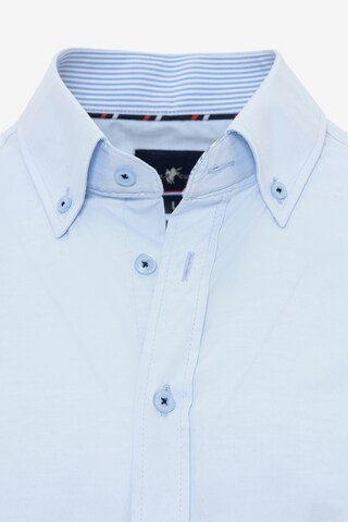 DENIM CULTURE Regular fit Button Up Shirt 'FABRIZIO' in Blue