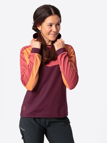 VAUDE Functioneel shirt 'Qimsa II' in Rood: voorkant