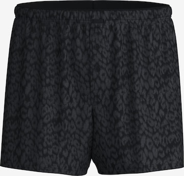 CALIDA Boxer shorts 'Woven Jacquard' in Black: front