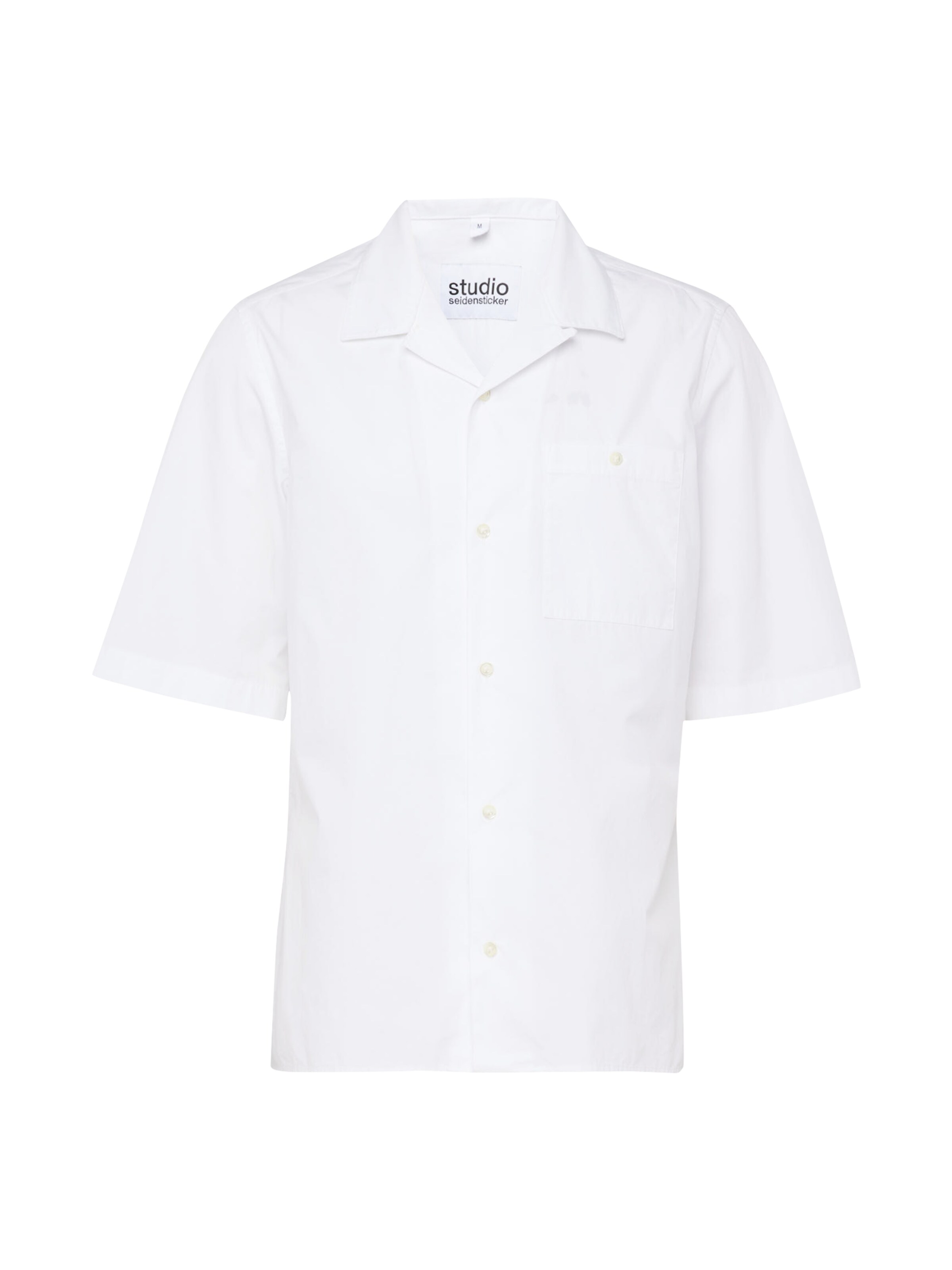 Studio Seidensticker Comfort fit Button Up Shirt 'STUDIO RESORT 2' in White: front