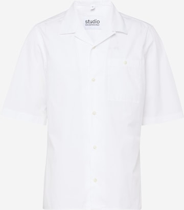 Studio Seidensticker Comfort fit Overhemd 'STUDIO RESORT 2' in Wit: voorkant