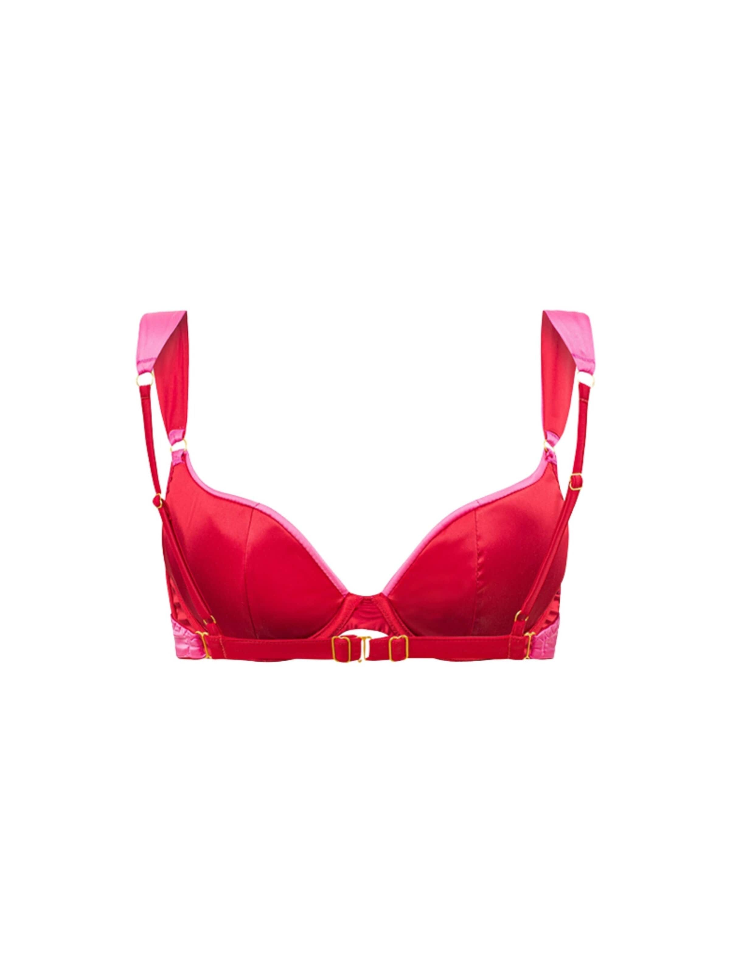 Invisible Hauts de bikini 'French Kiss' EKCENTRIK en rose