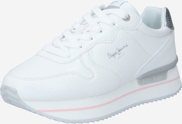Pepe Jeans Sneaker 'RUSPER BELL' in Weiß: front