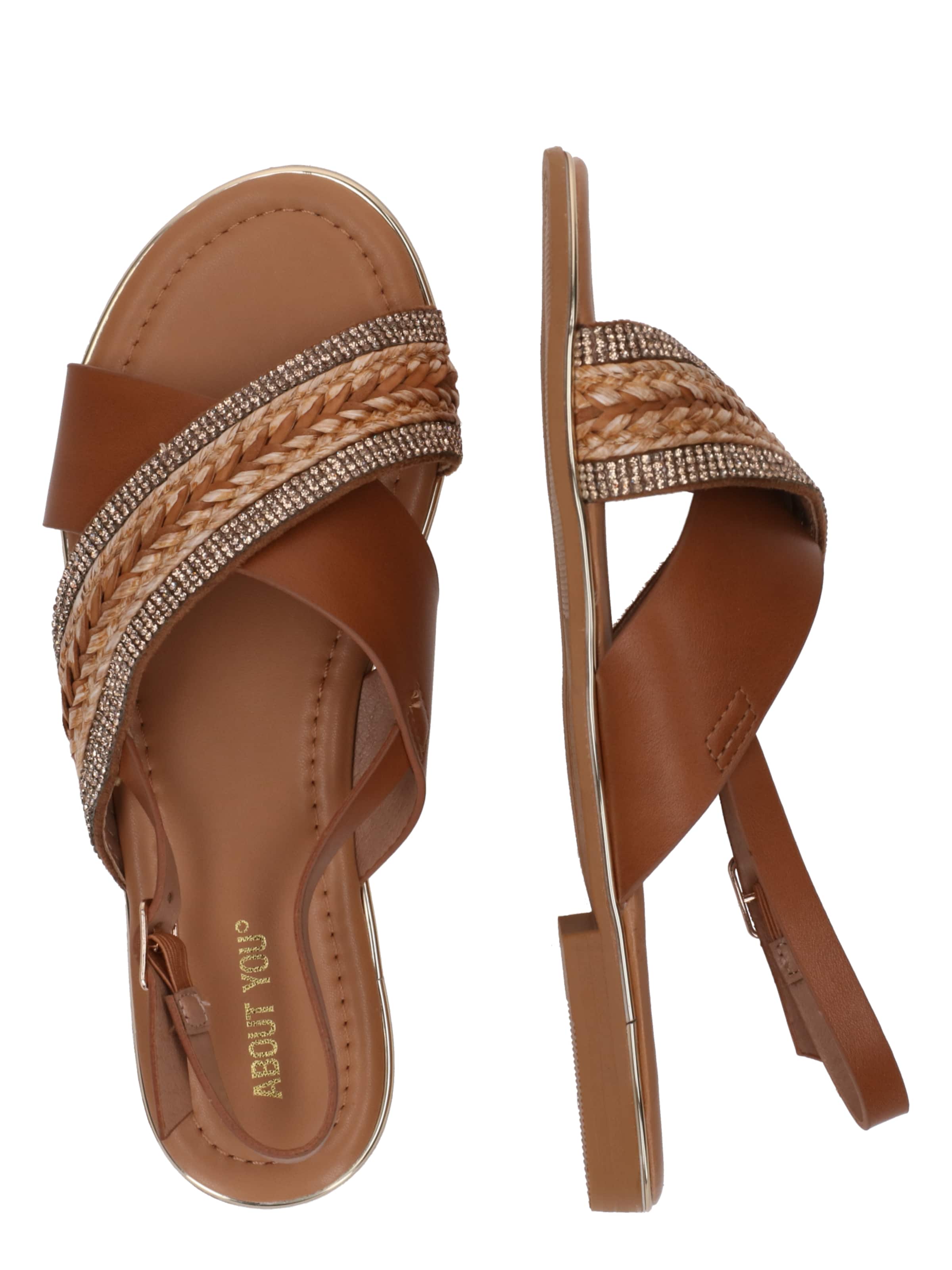 Sandales 'Mariam' ABOUT YOU en marron