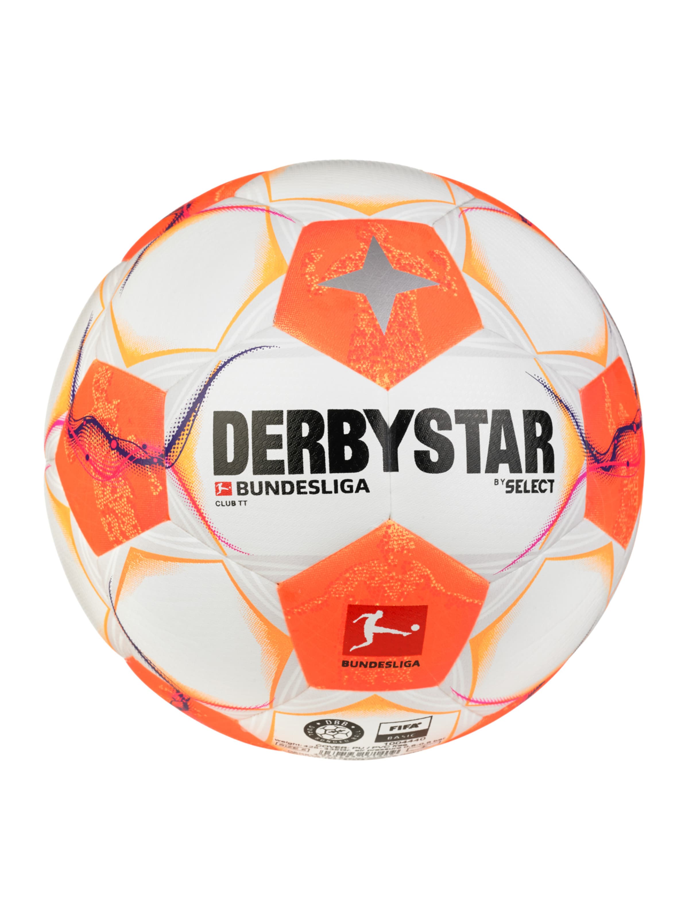 DERBYSTAR Ball in Orange: Vorderseite