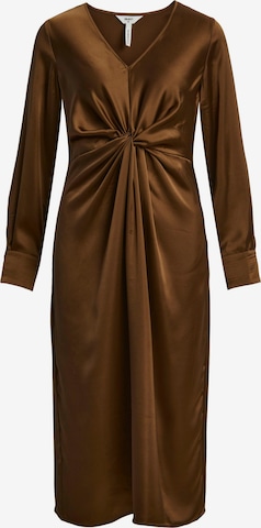 Robe de cocktail OBJECT en marron : devant