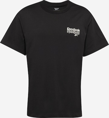 Reebok Sportshirt 'PROUD' in Schwarz: predná strana